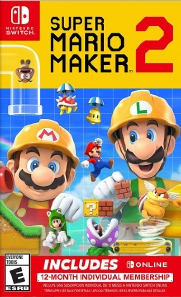 Super Mario Maker 2 (Includes Online 12-Month Individual Membership)