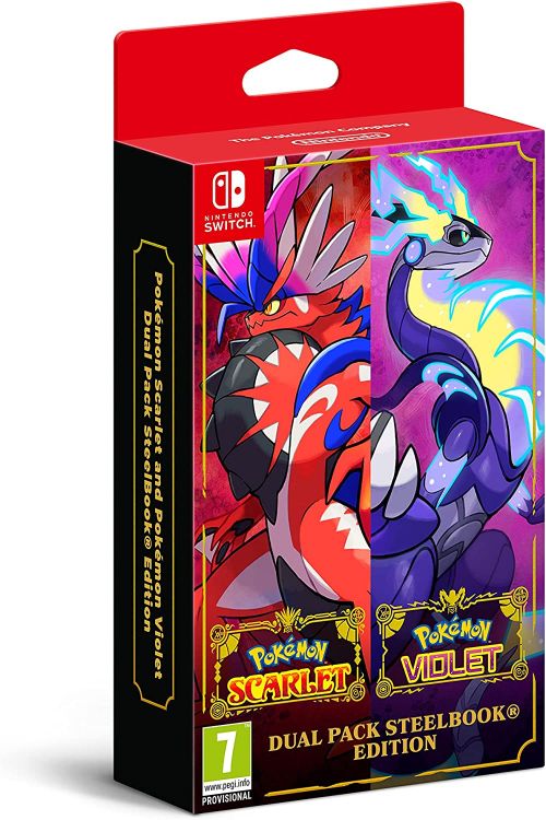 Pokémon Scarlet and Pokémon Violet Dual Pack SteelBook® Edition